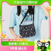 88VIP：PUMA 彪马 单肩包女包满标印花运动包休闲斜挎包拎包079167-01