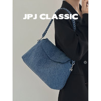 jpj classic新款牛仔腋下包女单肩斜挎流浪包百搭通勤包