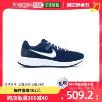 NIKE 耐克 欧洲直邮Nike 耐克Revolution6男士蓝色低帮徽标运动鞋休闲百搭款