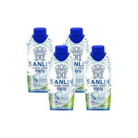 SANLIN 三麟 泰国三麟100%椰子水天然电解质NFC椰青果汁330m*4瓶