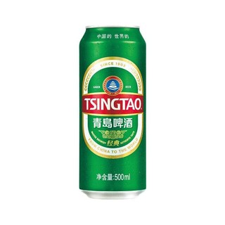 TSINGTAO 青岛啤酒 经典10度啤酒 500ml*24罐*2