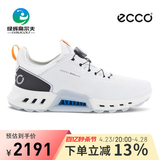 ecco 爱步 高尔夫球鞋男鞋新款防水耐磨休闲运动鞋健步C4系列golf鞋