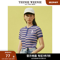 TEENIE WEENIE TeenieWeenie小熊奥莱字母鸭舌帽女夏季女帽