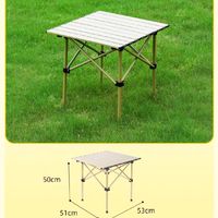江太公 户外折叠桌椅蛋卷桌便携式野餐桌