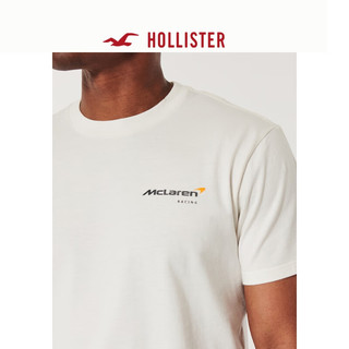 HOLLISTER【赛车系列】24春夏迈凯伦短袖T恤男女357649-1 米白色 L (180/108A)