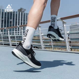 匹克（PEAK）元力弹科技飞燕2.0男跑步鞋季网面透气专业休闲运动鞋 DH310361黑色 41
