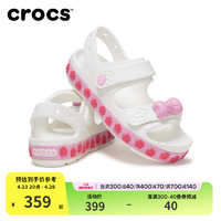 crocs 卡骆驰 儿童卡骆班蝴蝶结儿童女大童凉鞋沙滩鞋|210028