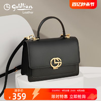 goldlion 金利来 正品女包2024新款时尚小方包真皮单肩女包通勤斜挎手提包潮