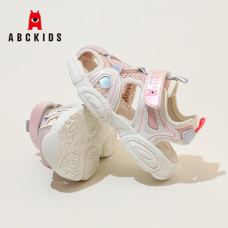 ABC KIDS童鞋宝宝凉鞋2024设计网布透气时尚魔术贴男女童学步鞋 蓝色 25码 内长约15.6cm