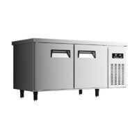东贝(Donper)冷藏保鲜工作台商用卧式冰柜冰箱平冷水吧台后厨奶茶店操作台1.8*0.6米冷冻工程款