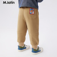 M.Latin/马拉丁童装儿童裤子24春款男小童龙年新年户外长裤 卡其 100cm