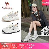 CAMEL 骆驼 运动鞋2024夏季新款百搭老爹鞋女厚底增高休闲运动鞋登山鞋女