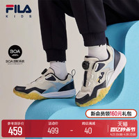 FILA 斐乐 KIDS斐乐童鞋儿童跑步鞋2024春新款男女大童旋钮运动复古鞋