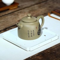 宜兴紫砂壶 宜兴名家半全手工青灰泥茶壶 茶具礼品 家用功夫茶具