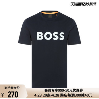 HUGO BOSS 男士传统款套头短袖T恤三色可选