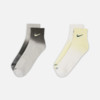 Nike耐克EVERYDAY舒适速干运动短袜2双夏季支撑FJ4913