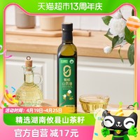 喵满分 0反式脂肪酸有机山茶油500ml物理压榨食用油