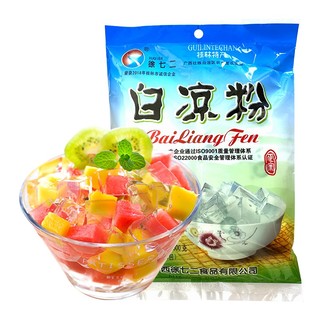 XuQiEr 徐七二 果冻粉食用白凉粉儿童冰粉粉配料 白凉粉原料500g