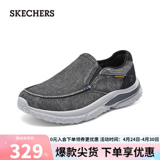 SKECHERS 斯凯奇 男子轻质休闲鞋210799 黑色/BLK 41