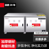 闪盾低空油烟净化器小吃饭店酒店餐饮店环保商用厨房净化机一体机 12000风量