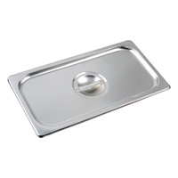 益美得 CC259 不锈钢份数盒盖子长方形餐盘盖子 1/3 325*175mm 盖子 1/3份数  0L （325*175mm）盖子