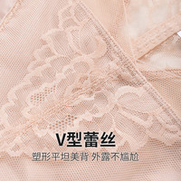 mybody束身衣蕾丝双层收腹提臀连体塑身衣多功能美体衣 柔和蓝 M