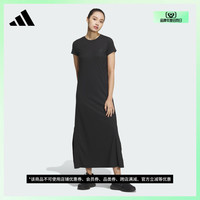 adidas 阿迪达斯 休闲简约速干凉感短袖连衣裙女夏季新款adidas阿迪达斯官方轻运动