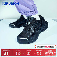 FILA 斐乐 欧阳娜娜同款FILA FUSION斐乐女鞋异钛鞋老爹鞋2024春休闲运动鞋