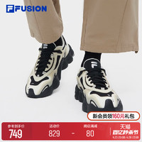 FILA 斐乐 FUSION斐乐潮牌男鞋怪兽鞋复古潮鞋2024春季款休闲鞋老爹鞋