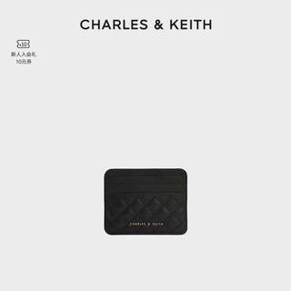 百亿补贴：CHARLES & KEITH CHARLES&KEITH23冬季新品CK6-50680926-1撞色绗缝菱格迷你卡包女