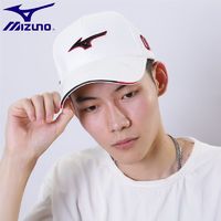 百亿补贴：Mizuno 美津浓 鸭舌帽棒球帽女太阳帽运动休闲户外遮阳帽男透气高尔夫球帽