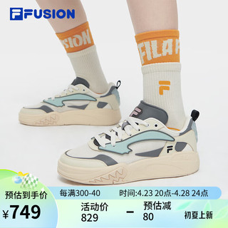 FILA FUSION 斐乐潮牌官方女鞋复古篮球鞋女2024夏鞋子休闲运动鞋