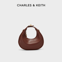 CHARLES & KEITH CHARLES＆KEITH春夏女包CK2-40270899小号女士纯色链条单肩新月包