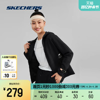 SKECHERS 斯凯奇 2024男女情侣款防风连帽外套拉链运动上衣跑步户外