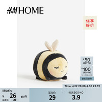 H&M HOME 家具饰品柔软摇铃1186047 浅黄色/黑色 NOSIZE