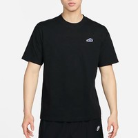 NIKE 耐克 24夏季运动上衣男简约刺绣休闲短袖T恤透气