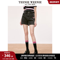 TEENIE WEENIE TeenieWeenie小熊2023年夏新款高腰牛仔短裤时尚复古潮流裤子女装