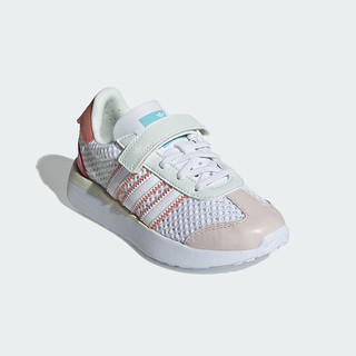 阿迪达斯（adidas）童鞋24夏季女童运动鞋三叶草COUNTRY小童网面透气跑步鞋IF6898 30.5码/12k/适合脚长18cm