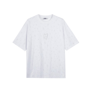 英克斯（inxx）APYD 潮流短袖圆领T恤休闲宽松男女同款APE2010696 白色 M