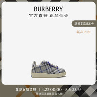 博柏利（BURBERRY）【经典之作系列】女鞋 格纹针织 Box 运动鞋80884941