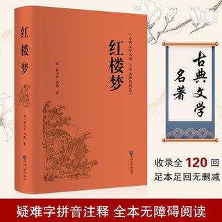 红楼梦 中国经典四大名古典文学无障碍阅读白话文完整版青少年初高中生历史国学古代小说语文名课外阅读书籍