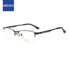 SEIKO 精工 眼镜框男款半框钛材眼镜架H01122 J04+万新1.59防蓝光