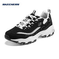 SKECHERS 斯凯奇 男款休闲鞋轻薄透气老爹休闲鞋894129 黑色/白色/BKW 42