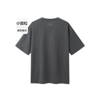 森马（Semir）短袖T恤男2024夏季凉感抑菌上衣时尚潮流印花 褐灰20851 175/92A/L