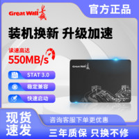 百亿补贴：Great Wall 长城 T30固态硬盘256G/512G台式机笔记本电脑1T高速SSD固态盘sata