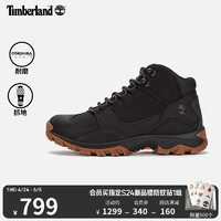 Timberland 男鞋徒步中帮靴24春户外耐磨|A68MR A68MRW/黑色 45