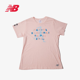 百亿补贴：new balance NB女款 针织上衣 短袖T恤 AWT0117O-PS2