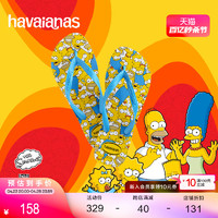 Havaianas 哈瓦那 哈唯纳Simpsons印花夹脚平底人字拖鞋夏童款成人款