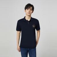 TOMMY HILFIGER 23男纯棉休闲简约签字体刺绣合身短袖POLO衫J6833