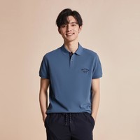 TOMMY HILFIGER 男珠地棉简约通勤字母刺绣合身短袖POLO衫30791